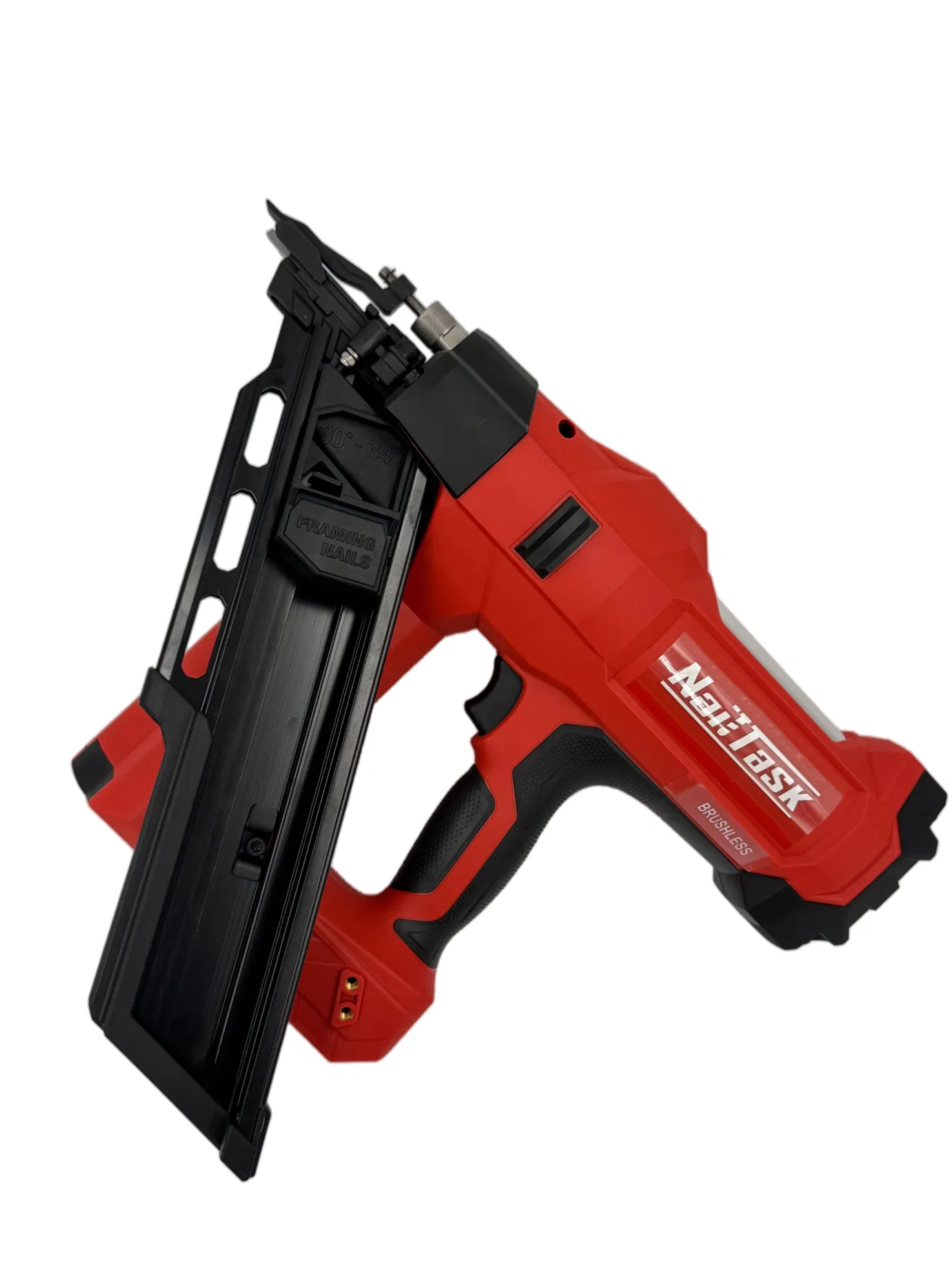 20V Brushless Cordless Paper Strip Framing Nailer Dcfn110-3490, 34° Lithium Battery Powered Nail Gun 110 Joules