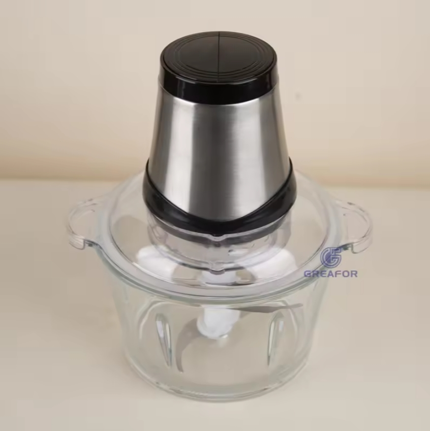 Premium Stainless Mixer with Clear Transparent Bowl for Juicing