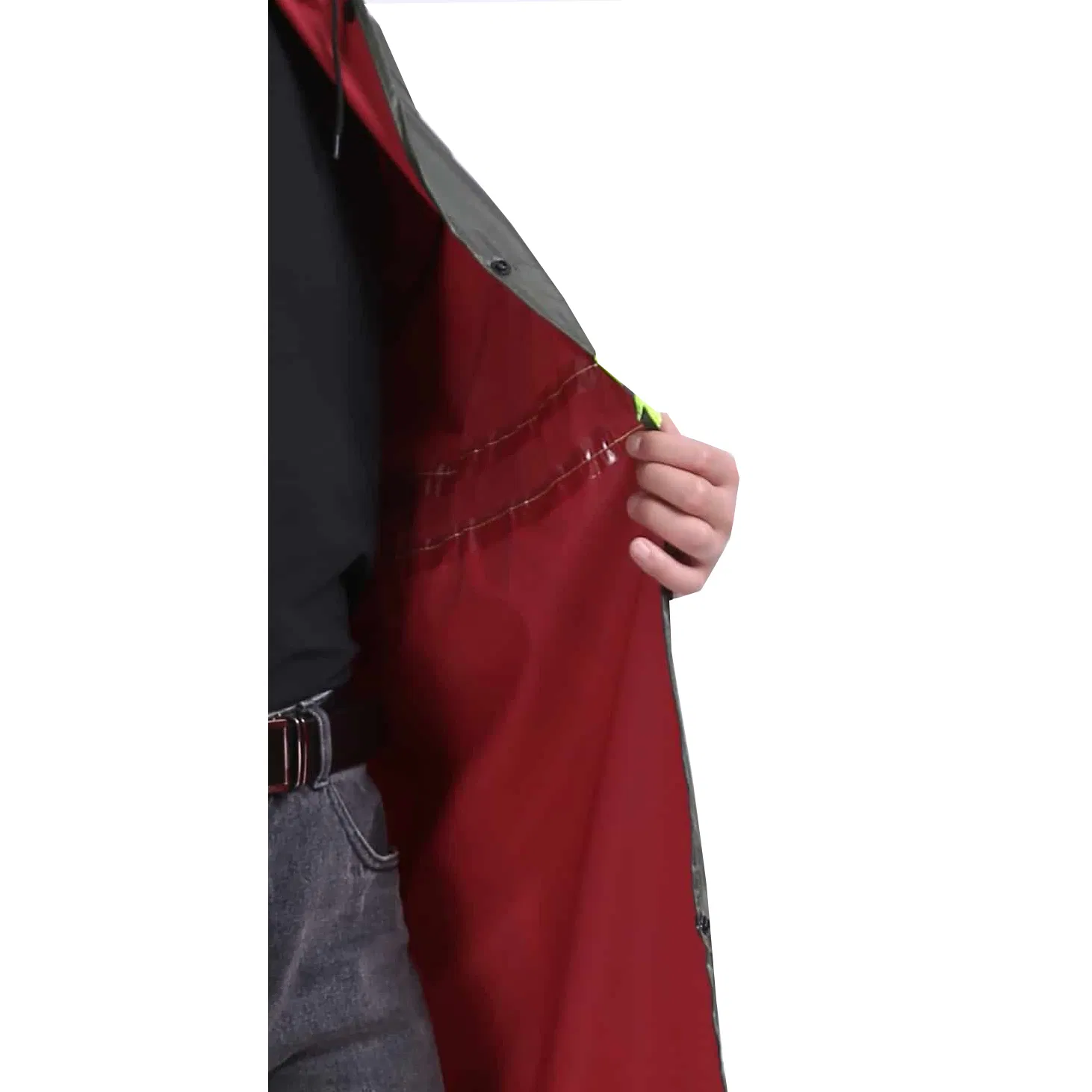 Slf-Ox02 High Quality Top Popular Fashion Profession Oxford and PVC Coating Raincoat Rain Wear Rain Suit