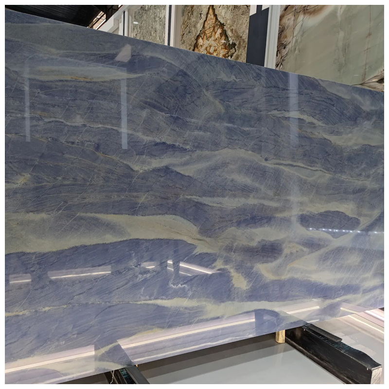 Royal Blue Quartzite Slab for Tiles and Countertops