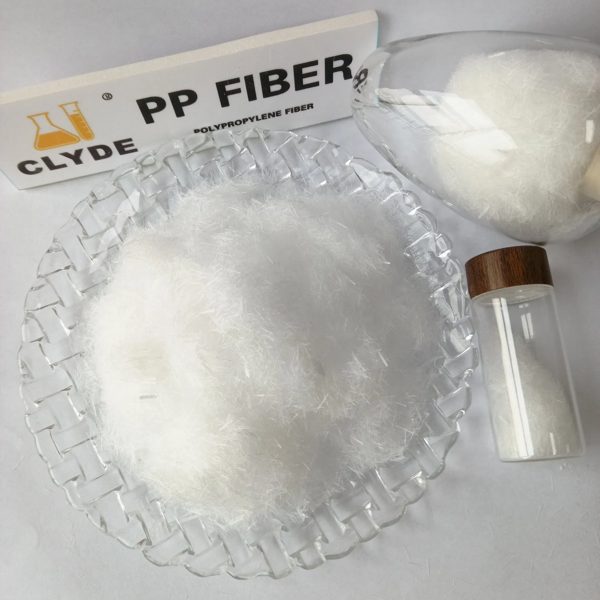 China Manufacture Workability High Tenacity 6mm 9mm 12mm Polypropylene PP Fiber
