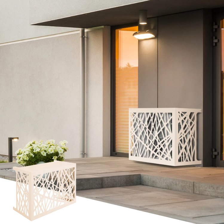Decorative Aluminum Air Conditioner Cover Custom Aluminum Louver/Size Cover