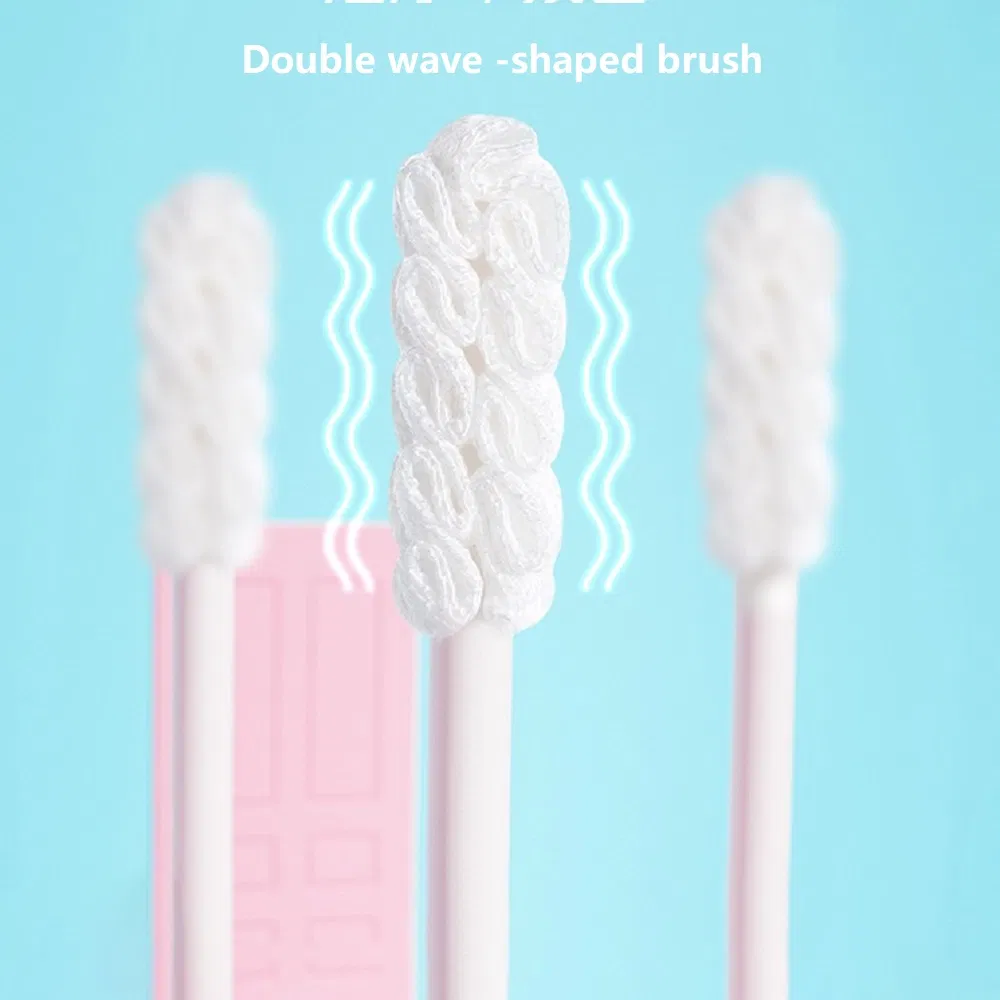 Disposable Toothbrush Newborn Infant Baby 0-3 Years Tongue Wash Cotton Gauze Toothbrush