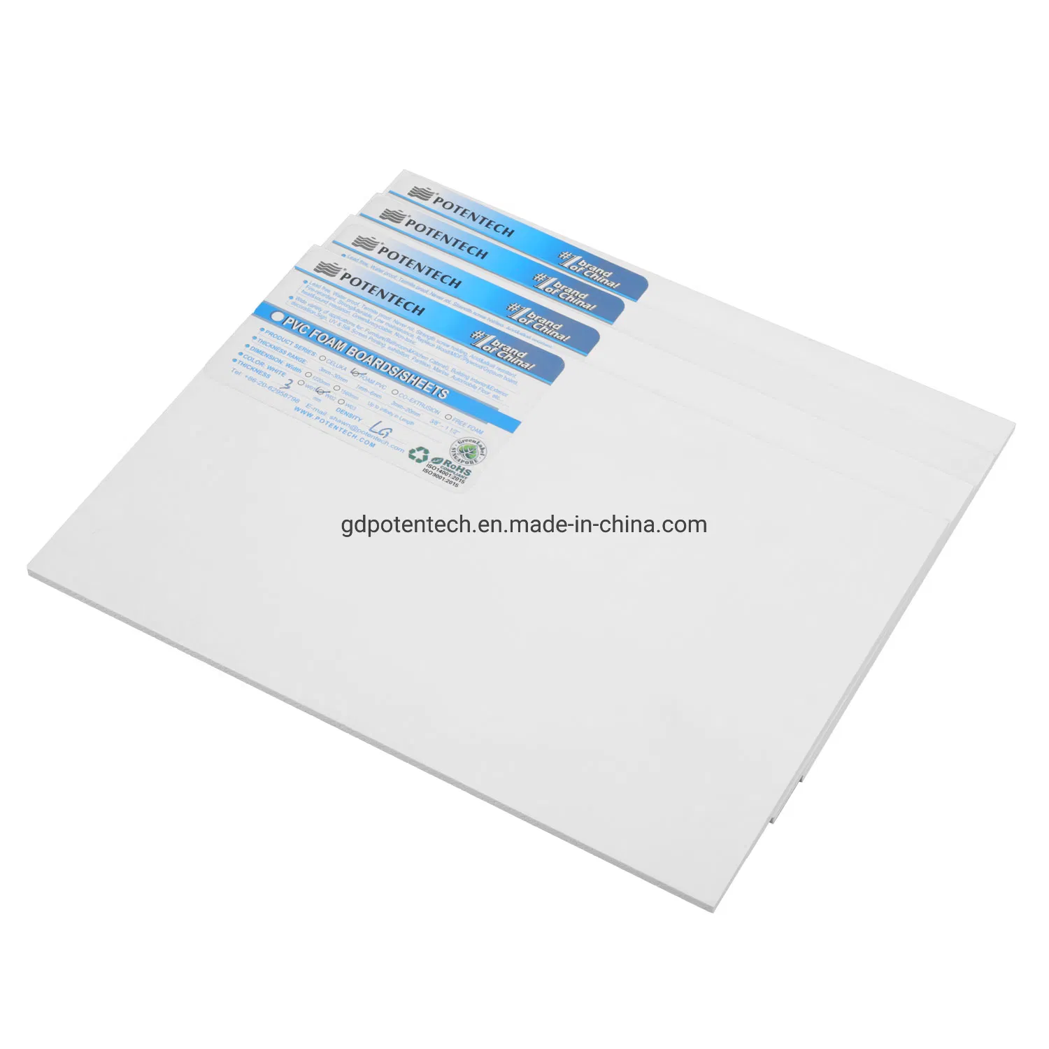 High Density Waterproof Builing Material Polyvinyl Chloride Plastic Products Free Foam PVC Sheet Board.