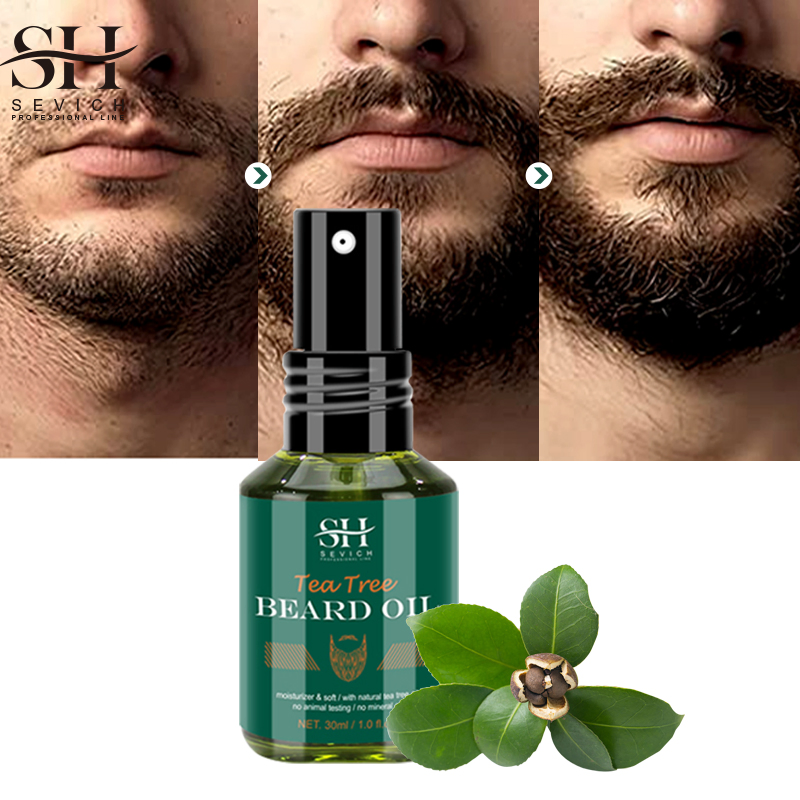 OEM/ODM Private Label Tea Tree Oil Beard Growth Oil for Men