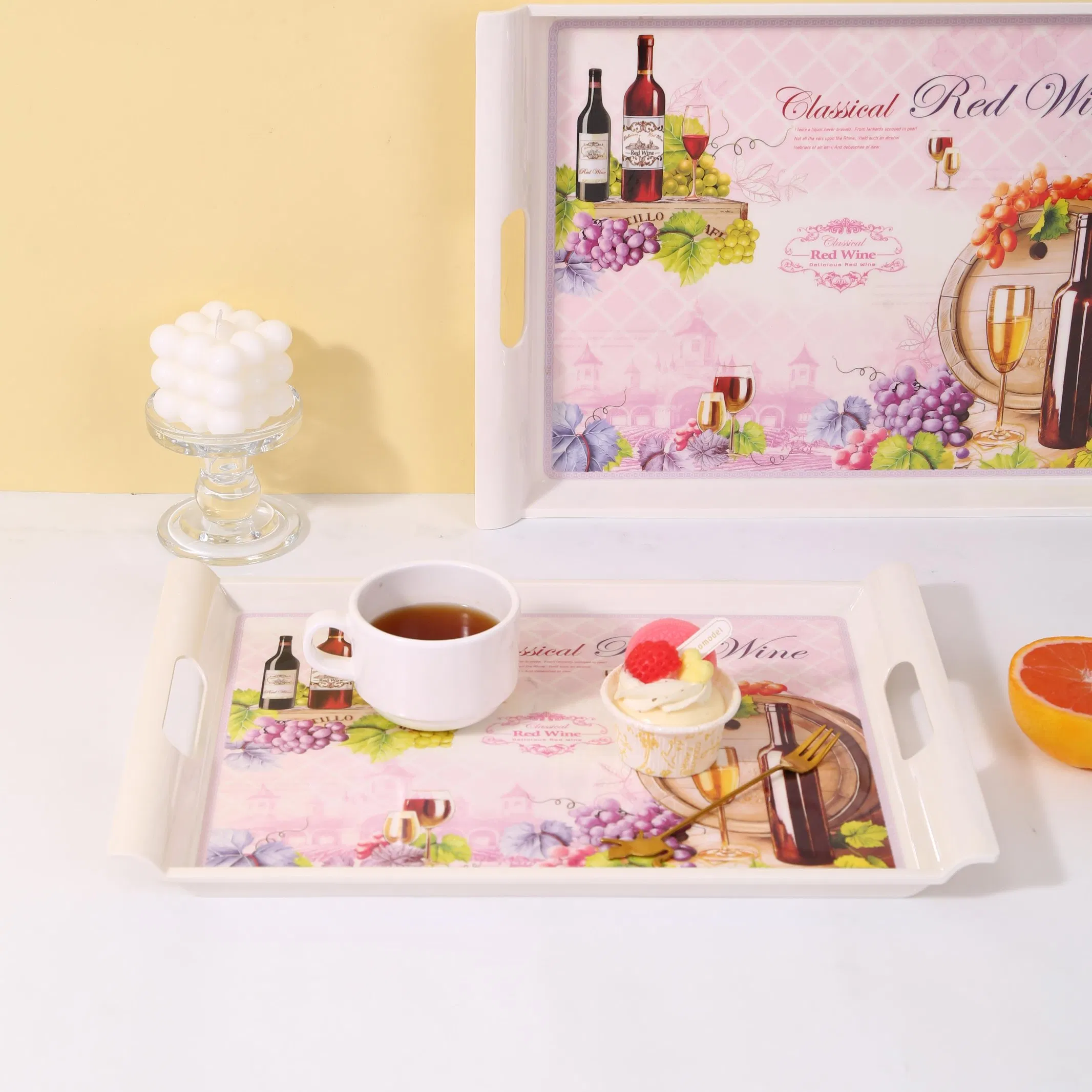 All-Purpose Practical Pallet New Design Factory Outlettower Design Tray 100% Melamine Tableware