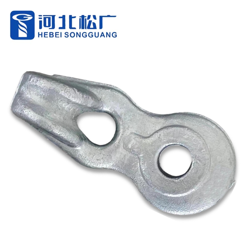 Forged Galvanized Pole Line Fittings Angle Thimble Eyelet Straight Thimble Eyelet