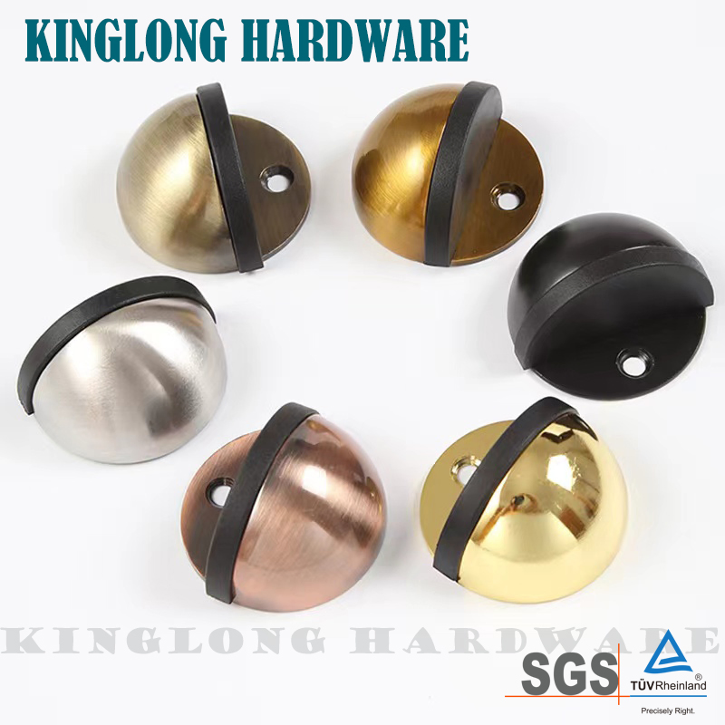 Stainless Steel Sliding Door Hardware Rubber Ring Manufacturing Door Stopper Door Holder