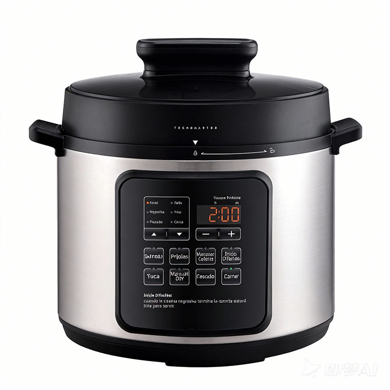 12 Preset Programs 6-Quart Stainless Electric Pressure Cooker with Safety Locks