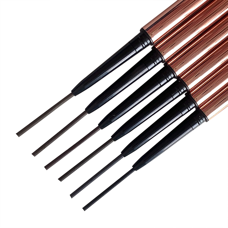 5 Colors Mineral Long-Lasting Anti-Smudge Waterproof Double-Headed Eyebrow Pencil