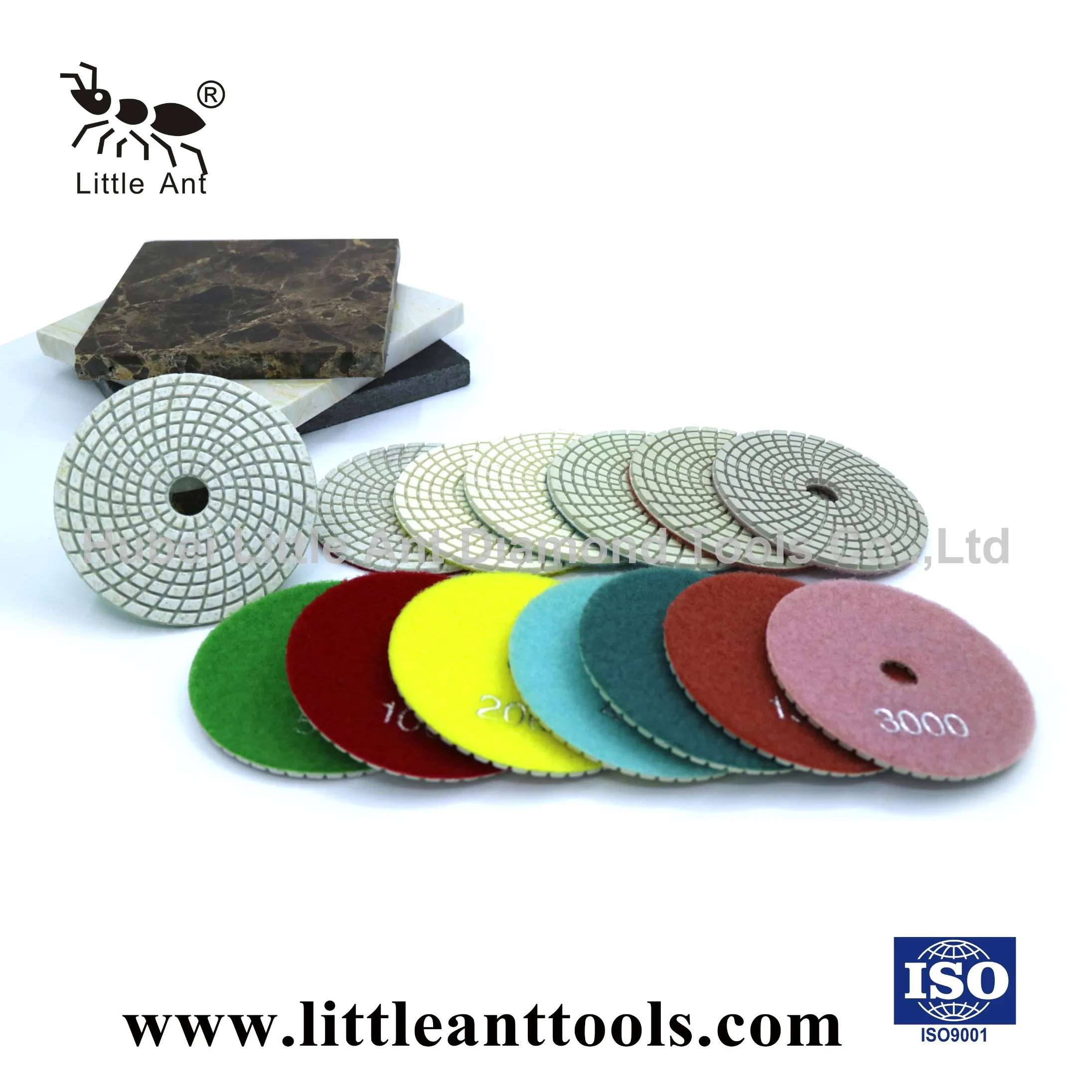 Little Ant Granite Marble Diamond Polishing Pad Wet Use for USA Quality