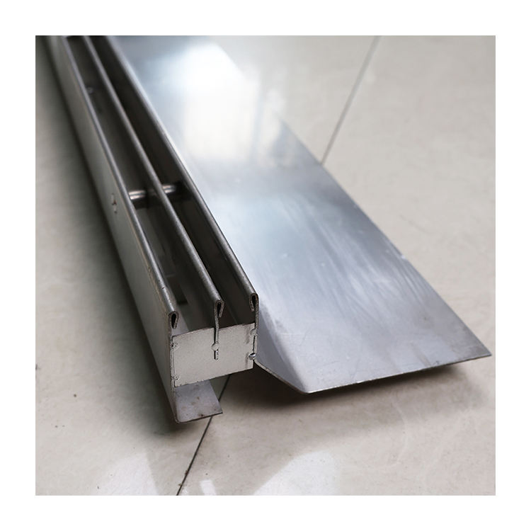 Modern Design Stainless Steel Linear Drainage Channels Cover for Floor and Outdoor Use Corrosion Resistance Longevity Features