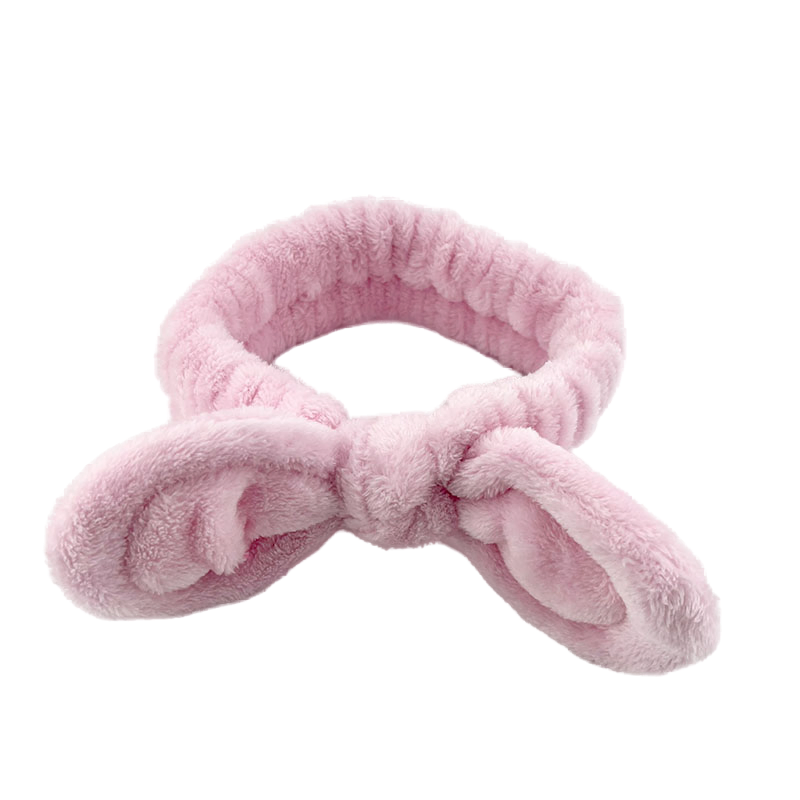 Soft Fleece Head Wraps Elastic SPA Bath Hairband for Shower Super Stretchy for Skincare Makeup
