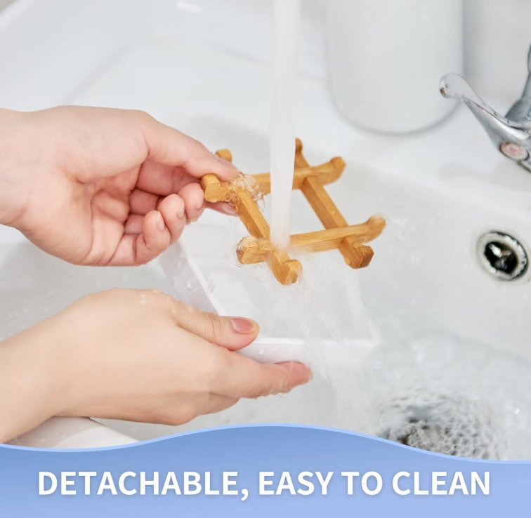 Neutral Shade Single Ceramic Soap Dish Tidy Style Cabinet Bathroom Accessories