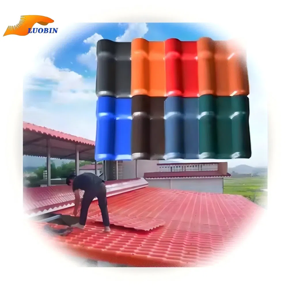 PVC Roofing Sheets UPVC Corrugated Plastic 3D Model Design S Tiles Graphic Design for Roofing Covering Industrial Warehouse