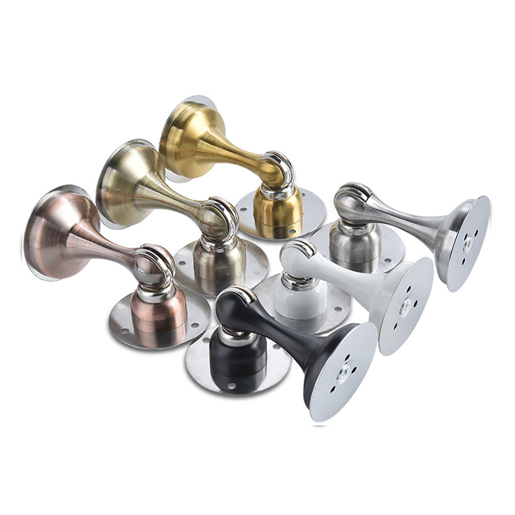 Stainless Steel Magnetic Door Stopper Sticker Hidden Door Holders