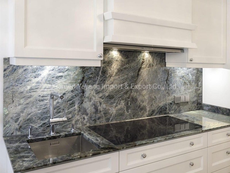 Grey Marble Stone/Tiles/Slab/Countertop for Kitchen Countertop/Bathroom/Vanity/Worktop/Table Top