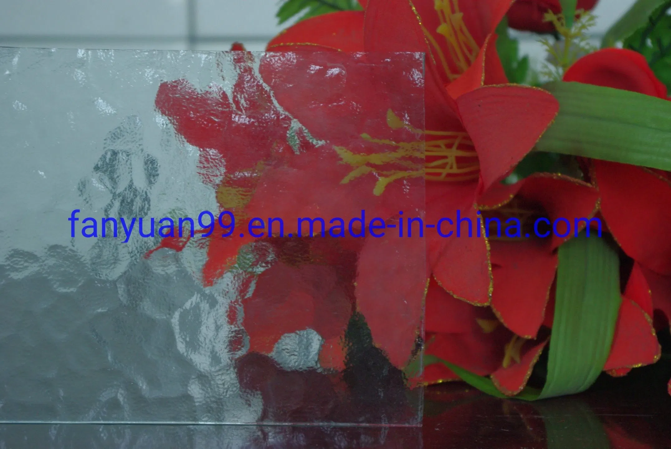 4mm Nashiji/ Mistlite/Karatachi /Wave Pattern Glass Chinese Manufacture