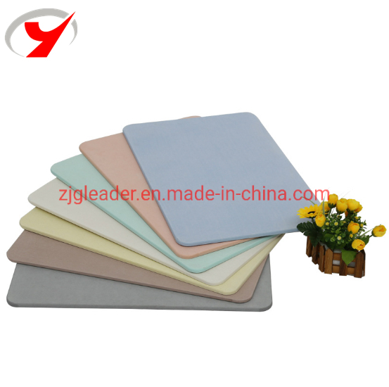 Zjgleader 39cm*60cm Pure Color Diatomite Mat Bath Mat