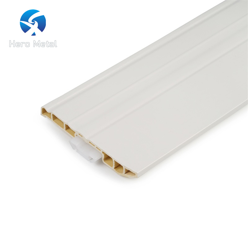 Cheap Price 100mm Bathroom Plastic Baseboard PVC Fitting Skirting Boards Strip