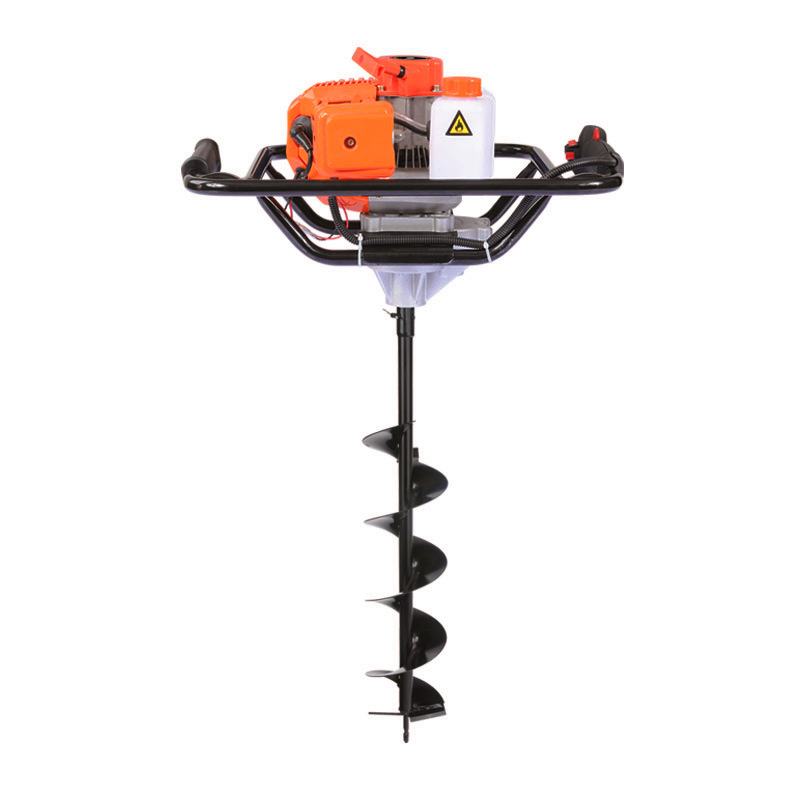 Factory Four-Stroke Ground Drill High-Power Gasoline Drill Pit Tree Planting Machine Digger