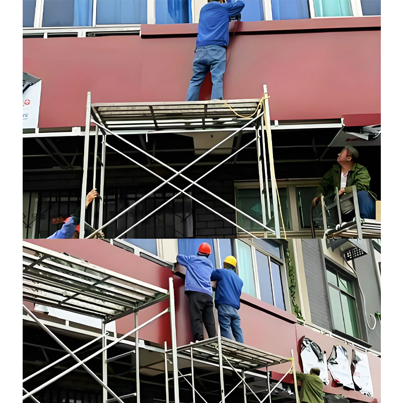 Grey Color Outdoor Wall Decorative Aluminum Composite Panels Curtain Wall House Cladding