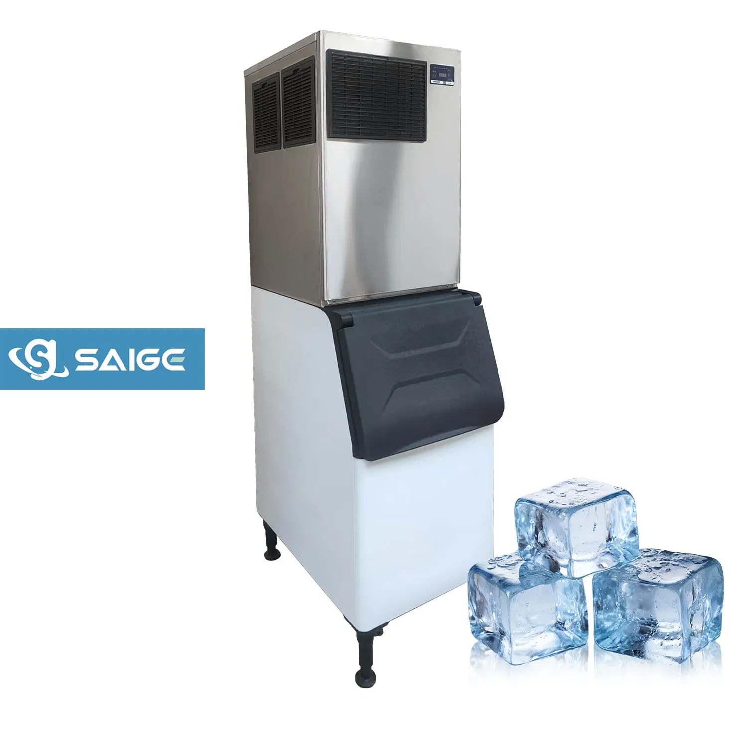 Portable Rapid Ice Production Compact Installation Ice Cube Maker Ice Maker Machine
