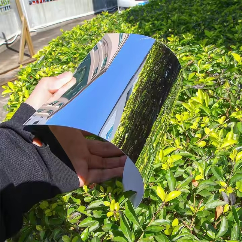 Contemporary Charcoal Panel PVC Wall Mirror for Stylish Decor