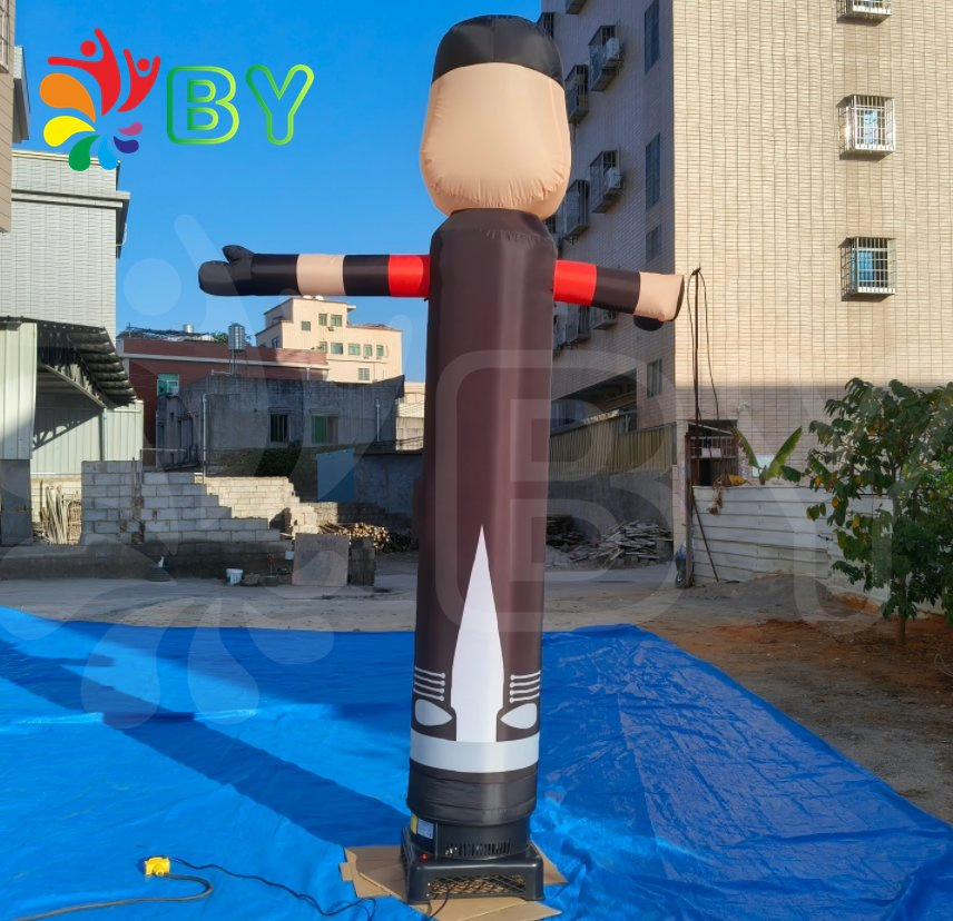 10FT Outdoor Store Business Sign Fly Puppet Waving Arm Inflatable Tube Man Advertising Inflatable Air Dancer with Light