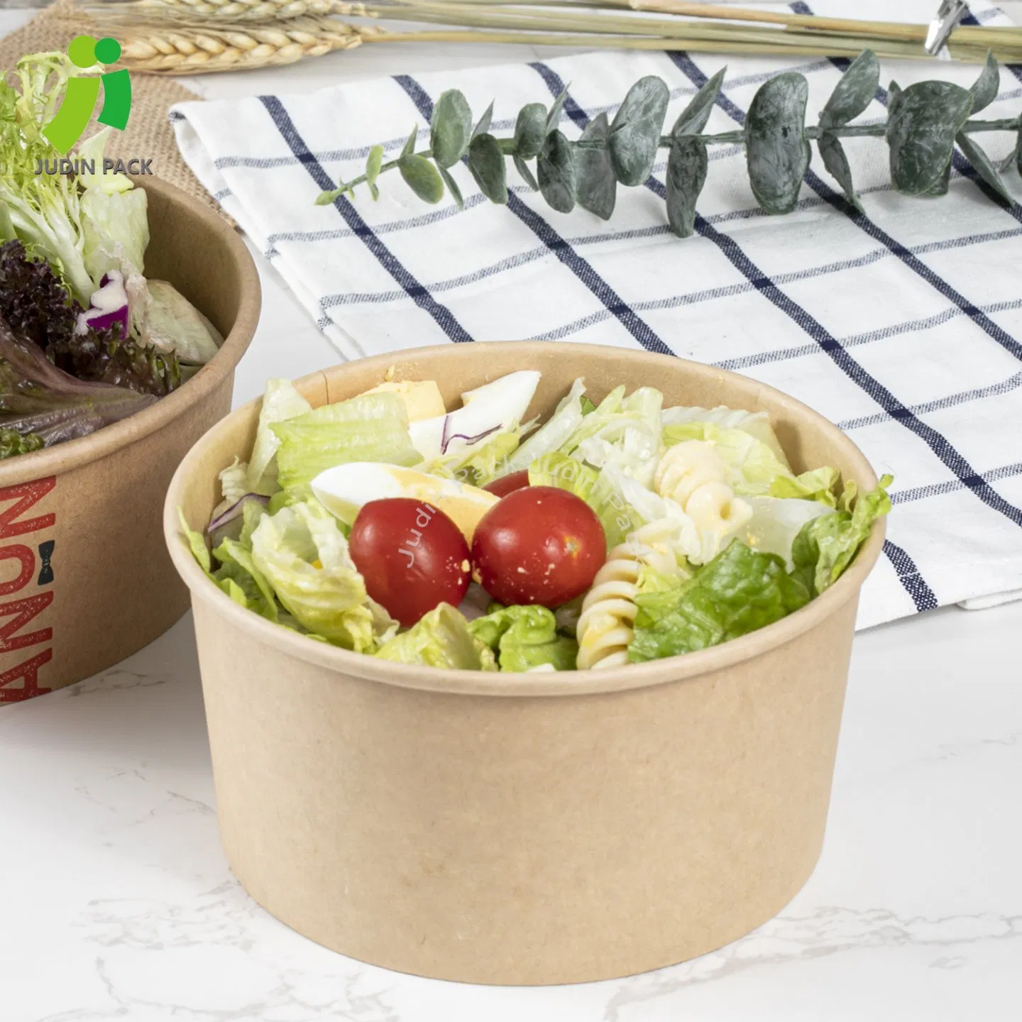 Fast-Food Box a Salad Bowl 100% Recycled Food Grade Paper