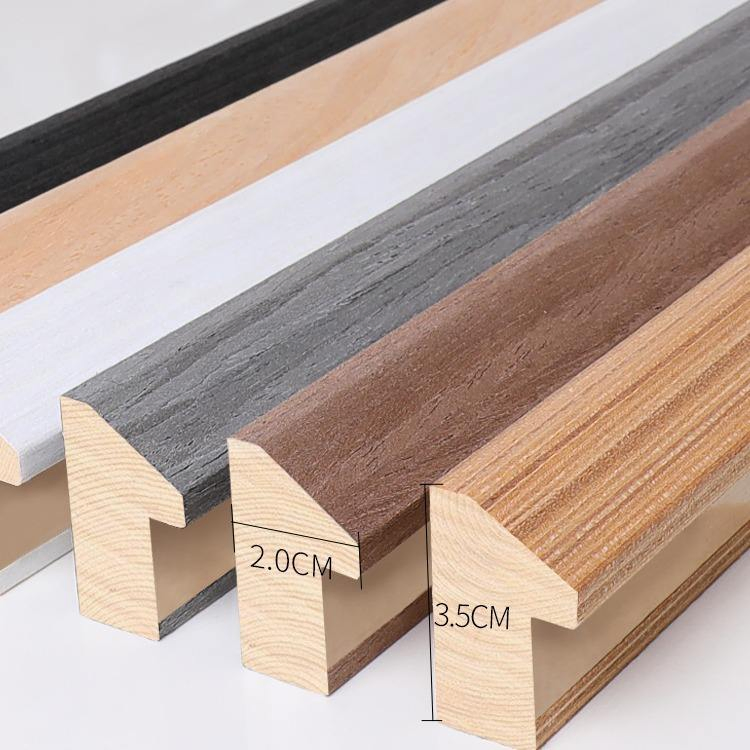 High Quality Wood Picture Framing Moulding 20mm Pine Wood Frame Moulding