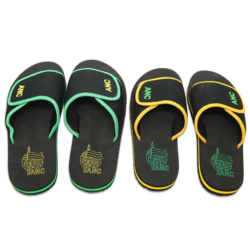 Men Black Hotel Slippers EVA Comfortable Outdoor Indoor Slides Sandals