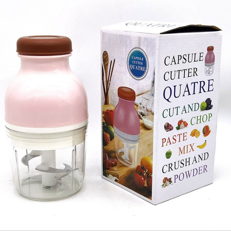 Multifunctional Baby Food Processor Mini Electric Food Processor Capsule Cutter Quatre Food Processor Blender Mixer Grinder Chopper Kitchen Mini Food Processor