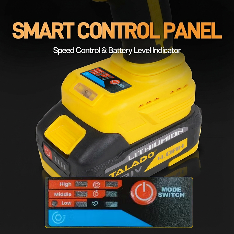 Беспроводной гайковерт Talado ML-W017, 600 Н·м, 21В