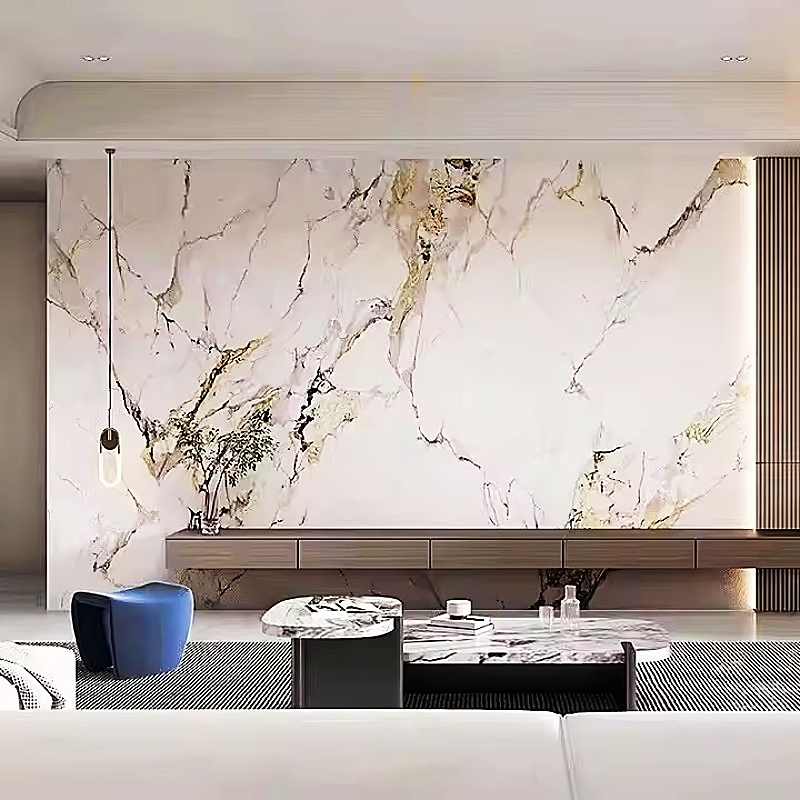 Premium UV-Resistant Marble Cutting Board with Sturdy PVC Base