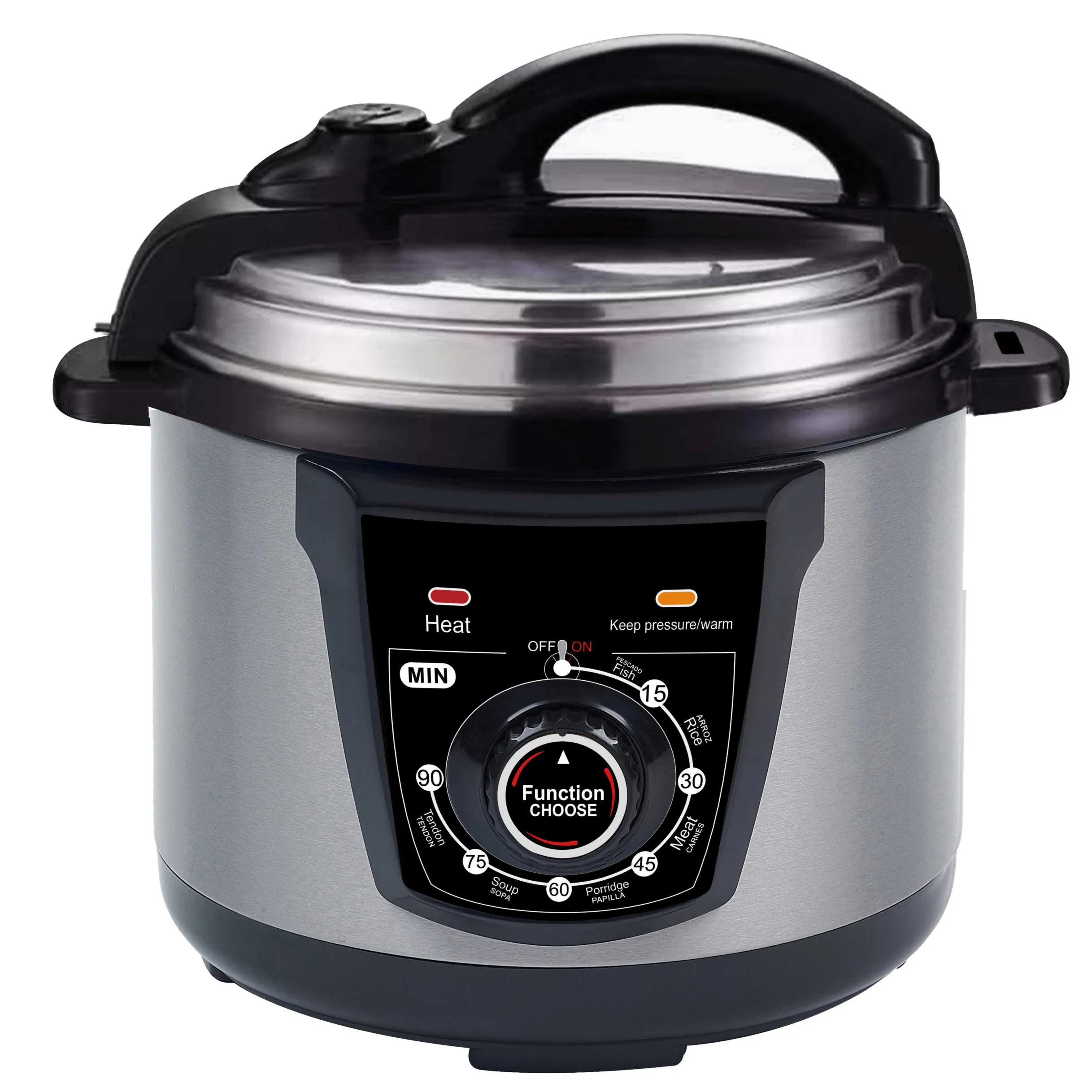Sk Smart Electric Pressure Cooker Large Capacity Multifunction with Digital LCD Display and Stainless Steel Inner Pot