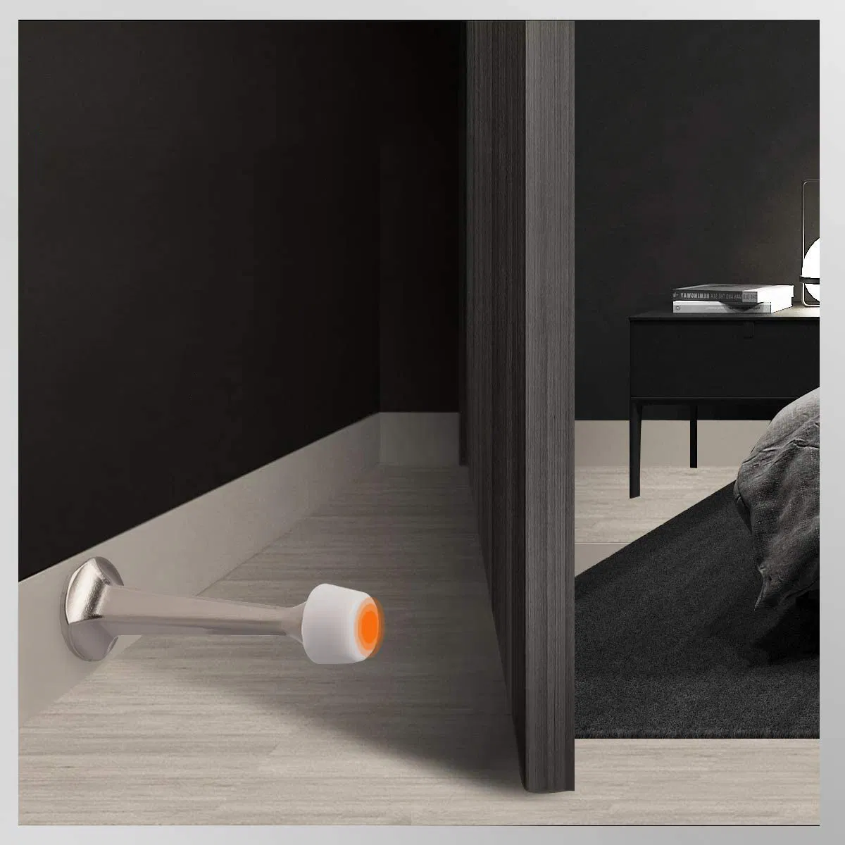 Heavy Duty Oil Rubbed Bronze Door Stops with Soft Rubber Tips Door Stopper