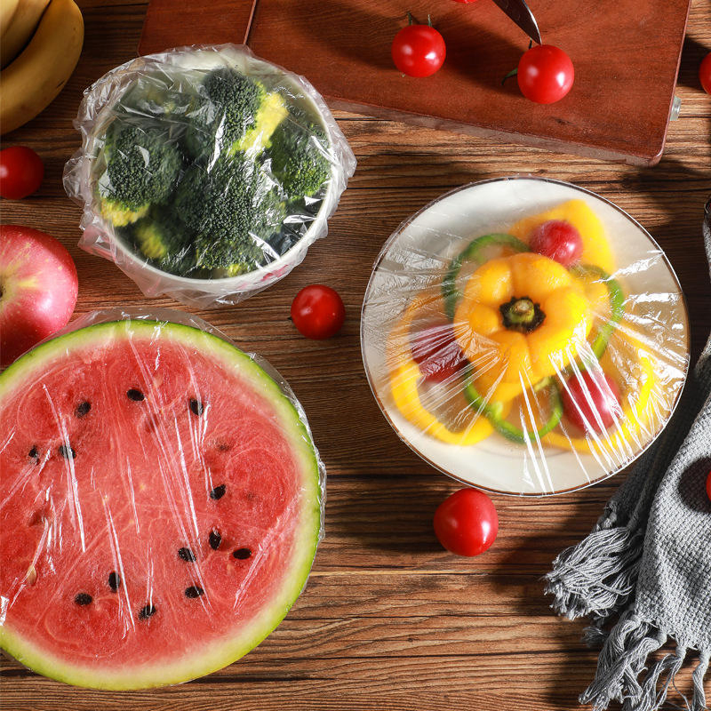 Disposable Fresh-Keeping Cover Anti-Fly Sustainable Transparent PE Elastic Bowl Cover
