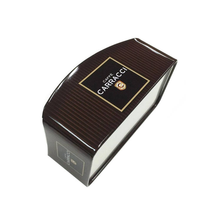 Promotional Tinplate Customized Printing Embossed Logo Square Sugar Bag Holder