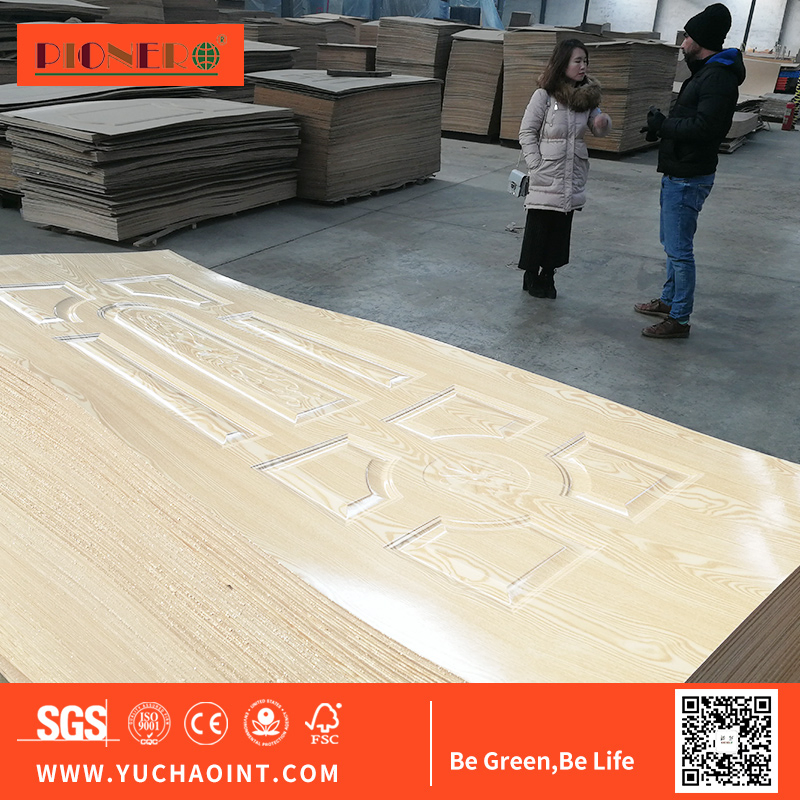 Factory Price Veneers Lamintated Molded HDF Door Skin Used Door