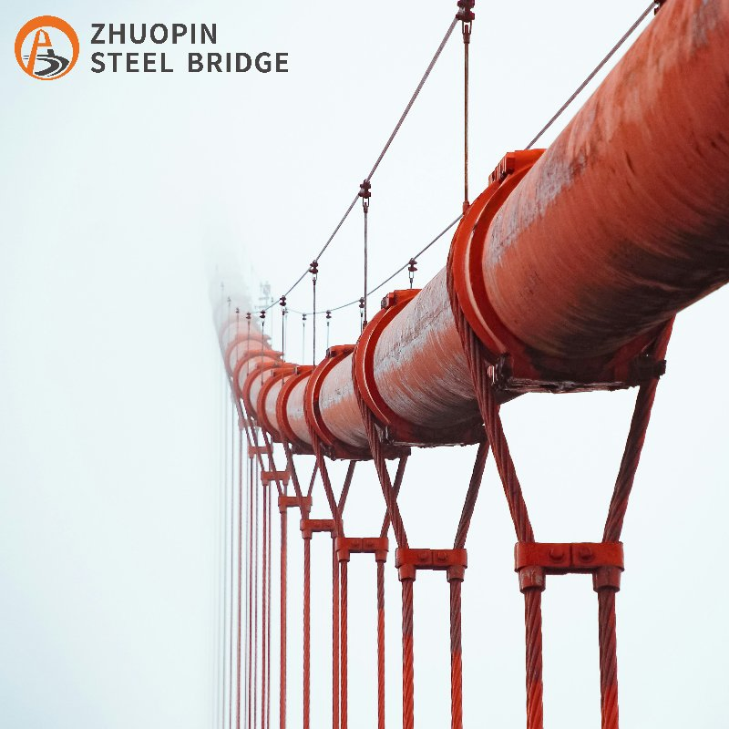 Galvanized Prefab High Qualty Steel Structure Bridge/Zhuopin Steel Bridge