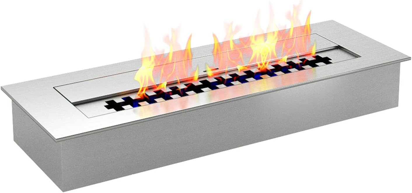 Fireplace Construction 3 Liter Bio Ethanol Adjustable Burner with Ceramic Wool