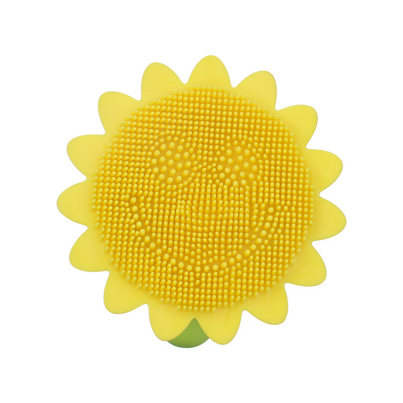 Newborns Hair Brushes Body Massager Accessories Silicone Baby Bath Brush