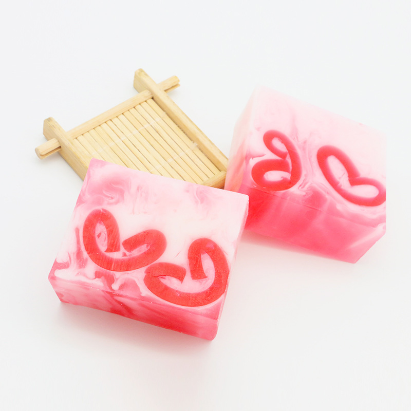 Acne Treatment Handmade Bath Soap Remove Dark Spot Whitening Antiseptic Basil Mint Plants Bar Soap