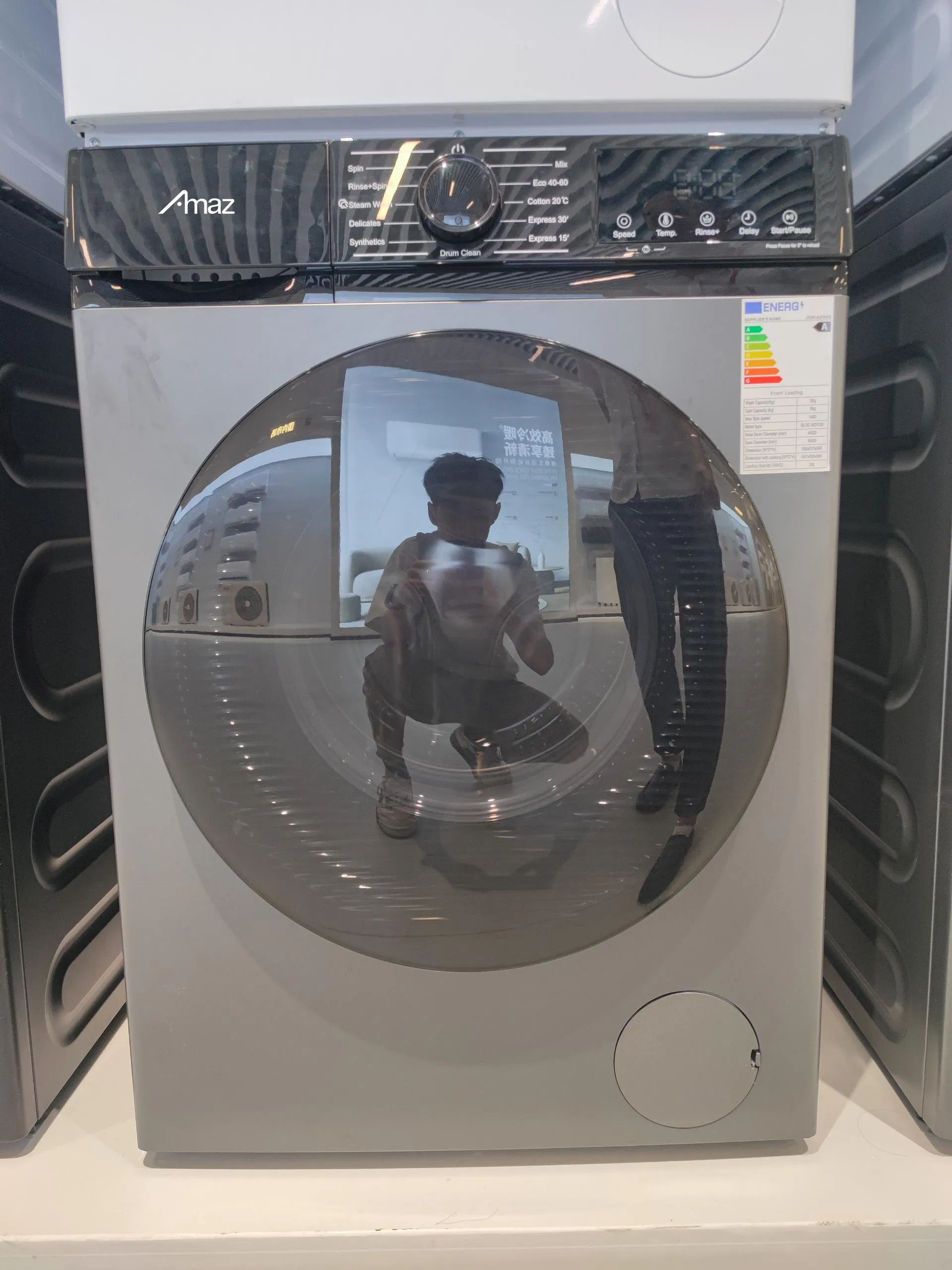 8kg 10kg 12kg OEM Front Loading Washing Machine for Home Hotel
