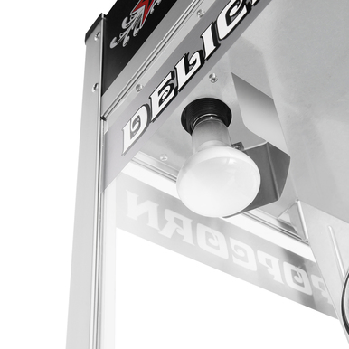 12 Ounce Stainless Steel Popcorn Maker/Machine W/ Cart