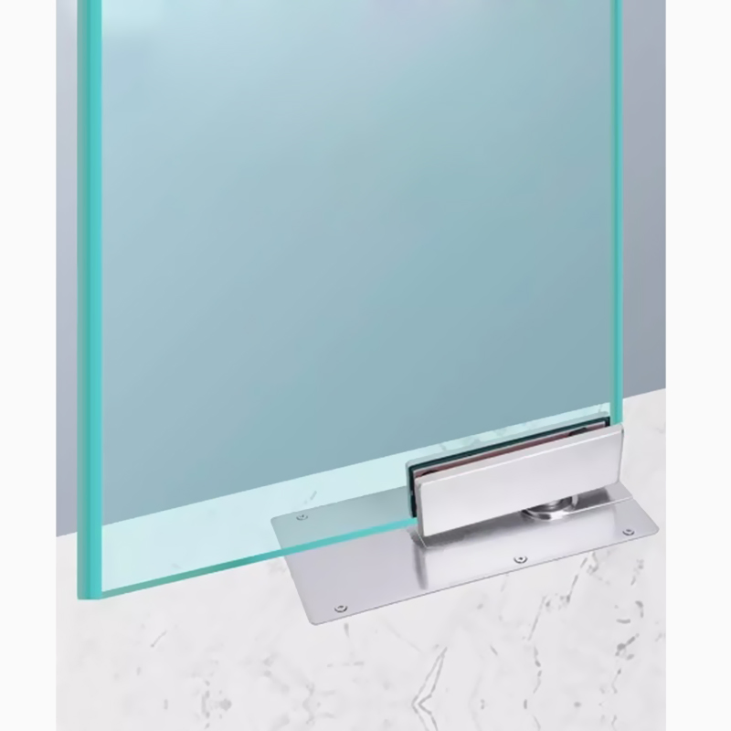 Stainless Steel Cover Plate Glass Door Floor Spring