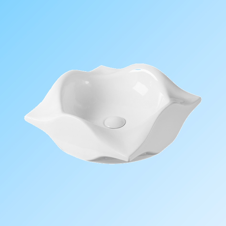 Современная раковина для ванной белая керамическая