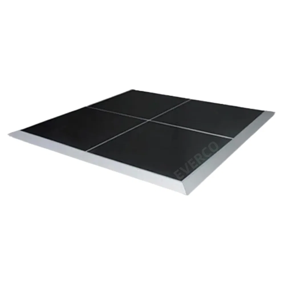 Портативный ламинатный танцпол 3FT/4FT черный матовый