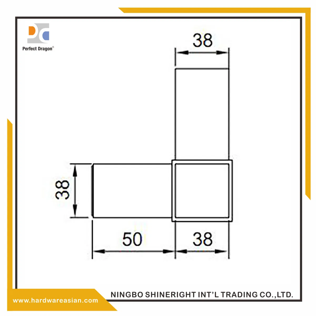 New Delicate Joint Corner for Aluminum Profile